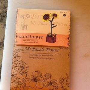 Sunflower 3D Puzzle Flower Set